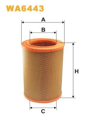 WIX FILTERS Воздушный фильтр WA6443